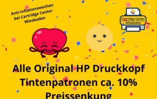 Preissenkung Original HP Druckkopfpatronen